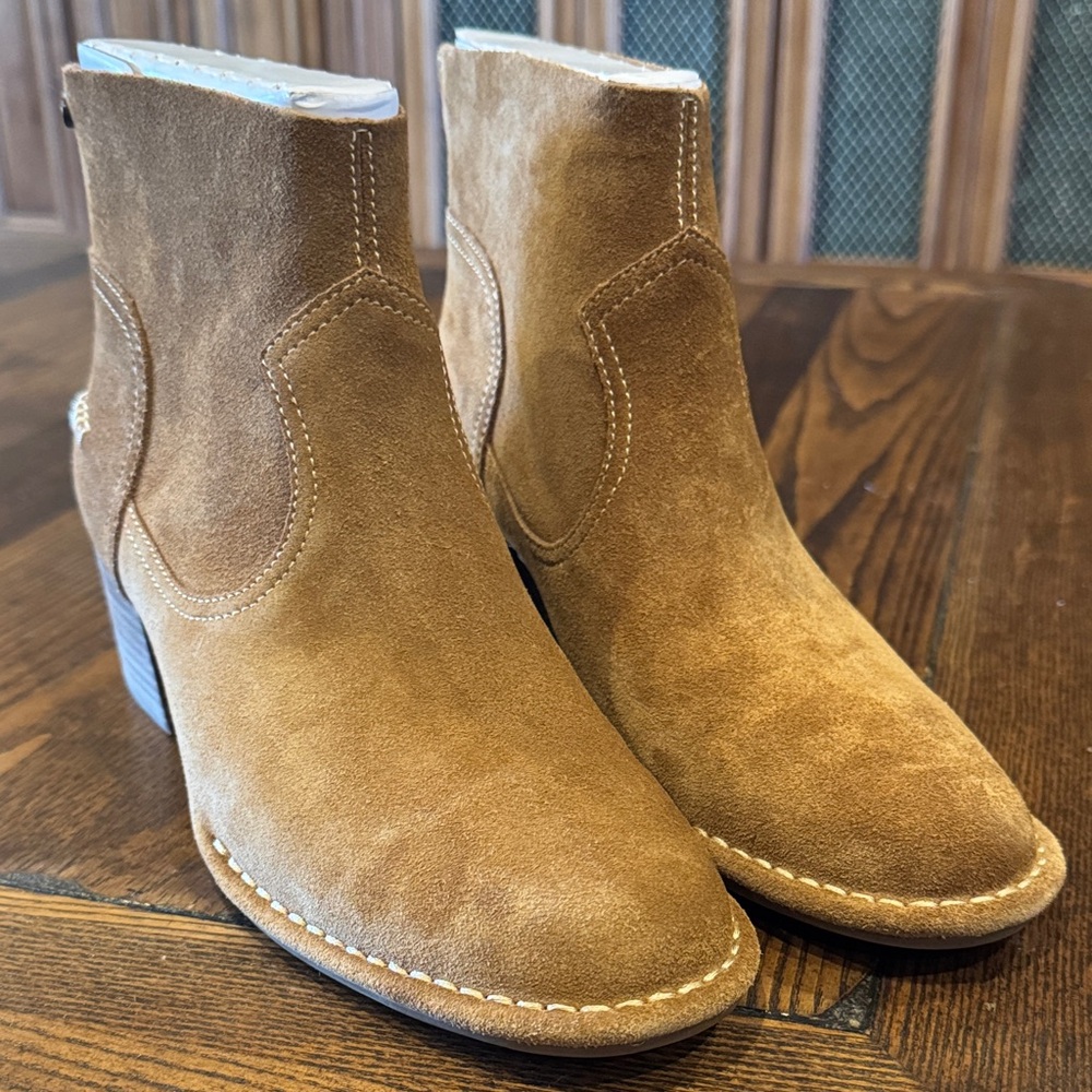 UGG Chestnut Suede Ankle Booties
